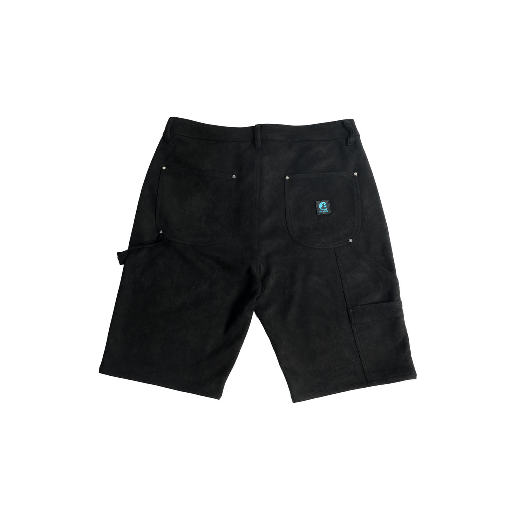 Suede Double Knee Shorts