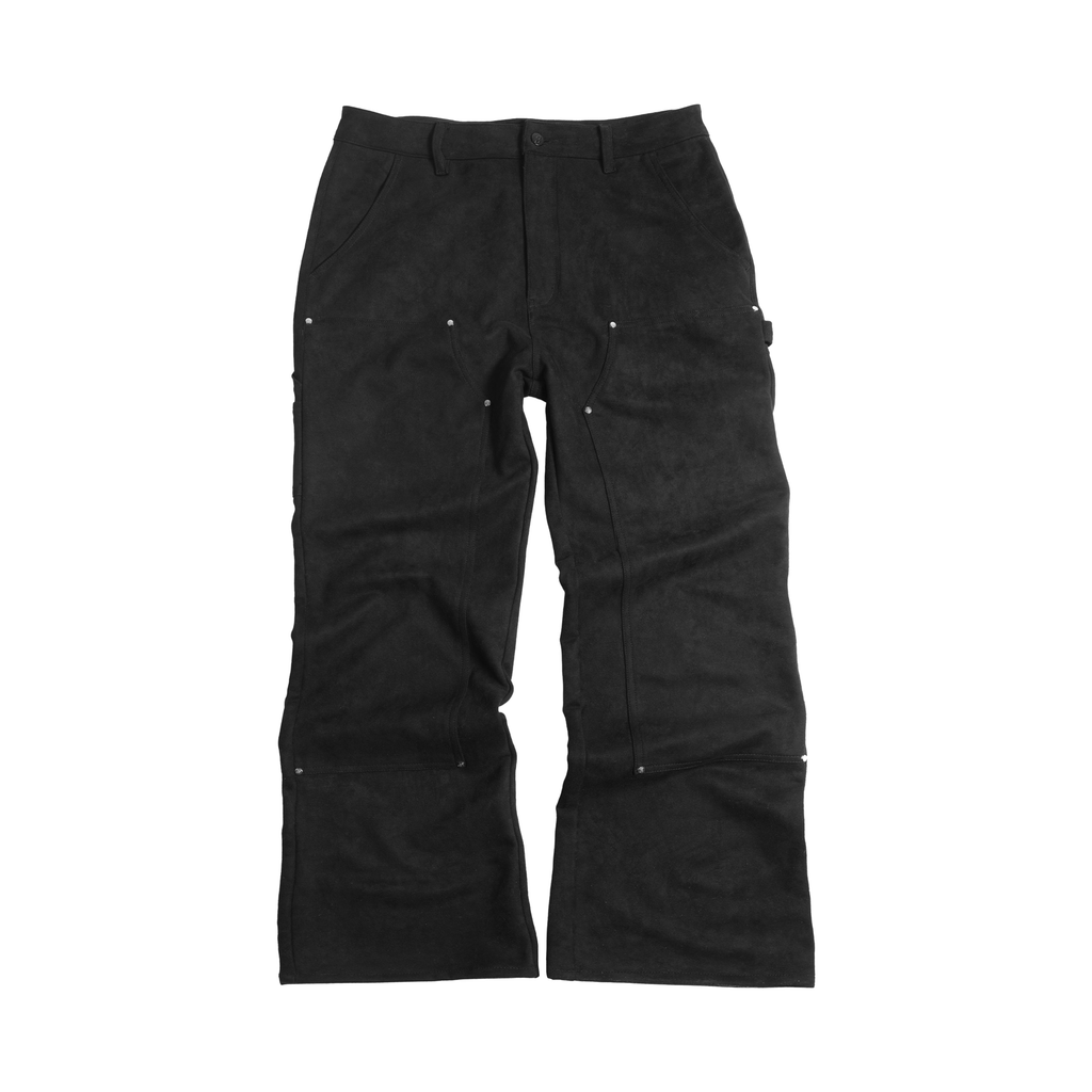 Suede Double Knee Pants